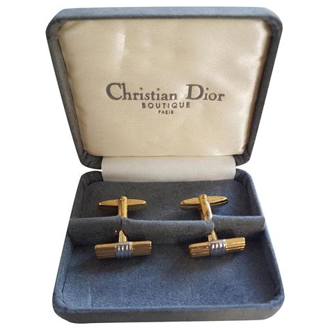 manchetknopen dior|Gold Dior Cufflinks for Men .